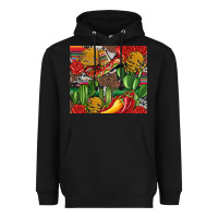 Black mexican cacti Heavyweight Hoodie - Artiststas