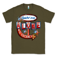 Army Green leave me alone anti valentines day Classic Tee - FaDigitalArtStudio