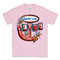 Bubblegum Pink leave me alone anti valentines day Classic Tee - FaDigitalArtStudio