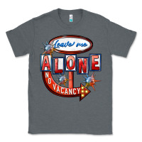 Charcoal Heather leave me alone anti valentines day Classic Tee - FaDigitalArtStudio