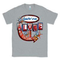 Heather Grey leave me alone anti valentines day Classic Tee - FaDigitalArtStudio