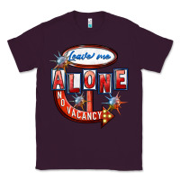 Plum leave me alone anti valentines day Classic Tee - FaDigitalArtStudio