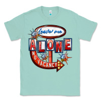 Seafoam leave me alone anti valentines day Classic Tee - FaDigitalArtStudio