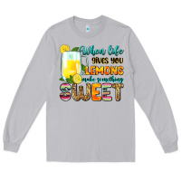 Moon Dust when life gives you lemons make someting sweet Long Sleeve Tee - Zillion Design Studio