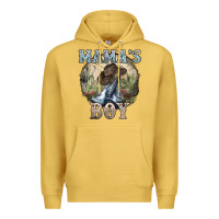 Antique Gold mamas boy western cowboy boots cactus Premium Hoodie - NancyCooperArtShop