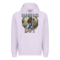 Lilac mamas boy western cowboy boots cactus Premium Hoodie - NancyCooperArtShop