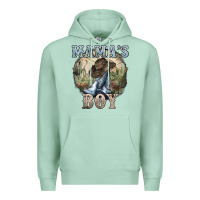 Seafoam mamas boy western cowboy boots cactus Premium Hoodie - NancyCooperArtShop