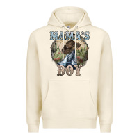 Tofu mamas boy western cowboy boots cactus Premium Hoodie - NancyCooperArtShop