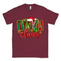 Burgundy Christmas Yaya Claus Classic Tee - FaDigitalArtStudio
