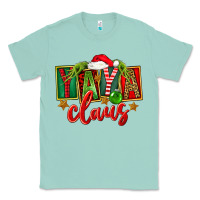 Seafoam Christmas Yaya Claus Classic Tee - FaDigitalArtStudio