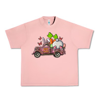 Salmon happy easter pink truck with bunny Urban Heavy Tee - RanaPortraitStore