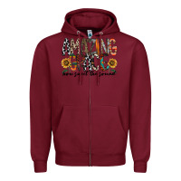 Burgundy amazing grace how sweet the sound Zipper Hoodie - RacoonDesign