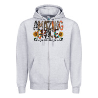 Heather Grey amazing grace how sweet the sound Zipper Hoodie - RacoonDesign