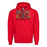 Red amazing grace how sweet the sound Zipper Hoodie - RacoonDesign