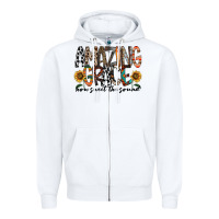 White amazing grace how sweet the sound Zipper Hoodie - RacoonDesign