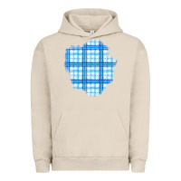 Pigment French Oak Winter Tartan Patch Urban Hoodie - BundleAndBundleShop