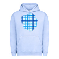 Pigment Grape Ice Winter Tartan Patch Urban Hoodie - BundleAndBundleShop