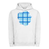 Pigment Lunar Rock Winter Tartan Patch Urban Hoodie - BundleAndBundleShop