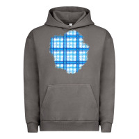 Pigment Tornado Winter Tartan Patch Urban Hoodie - BundleAndBundleShop