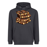 Smoke nut and chocolate Heavyweight Hoodie - AdoDesignShop