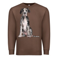 Chestnut Great Dane Dog Premium Sweatshirt - LillyAllenDesigns