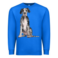 True Royal Great Dane Dog Premium Sweatshirt - LillyAllenDesigns