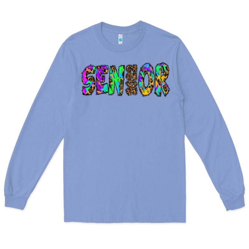 Senior 2022 Tie Die Leopard Long Sleeve Tee by RanaPortraitStore | Teevron