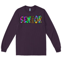 Plum senior 2022 tie die leopard Long Sleeve Tee - RanaPortraitStore