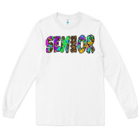 White senior 2022 tie die leopard Long Sleeve Tee - RanaPortraitStore