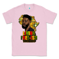 Bubblegum Pink juneteenth living freeish since 1865 Classic Tee - HRA Design Shop