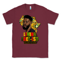 Burgundy juneteenth living freeish since 1865 Classic Tee - HRA Design Shop