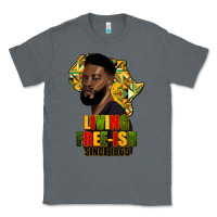 Charcoal Heather juneteenth living freeish since 1865 Classic Tee - HRA Design Shop