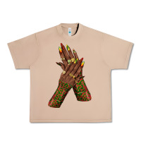 Burro juneteenth nail art with afro hand Urban Heavy Tee - texasbilliewilder