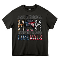 Asphalt just a regular mom trying not to raise liberals Heavy Core Tee - CowhideDigitalArt