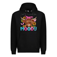 Black just a little moody Premium Hoodie - MaliasSmallBusiness