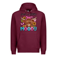 Burgundy just a little moody Premium Hoodie - MaliasSmallBusiness