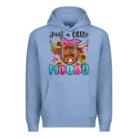 Colony Blue just a little moody Premium Hoodie - MaliasSmallBusiness
