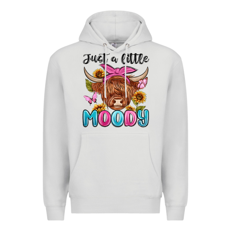 Just A Little Moody Premium Hoodie by MaliasSmallBusiness | Teevron