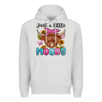 Dove Grey just a little moody Premium Hoodie - MaliasSmallBusiness