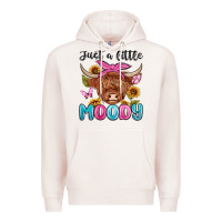 Pale Pink just a little moody Premium Hoodie - MaliasSmallBusiness