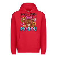 Red just a little moody Premium Hoodie - MaliasSmallBusiness