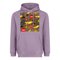 Lavender asphalt paver seamless pattern Heavyweight Hoodie - BundleAndBundleShop