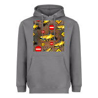 Storm asphalt paver seamless pattern Heavyweight Hoodie - BundleAndBundleShop
