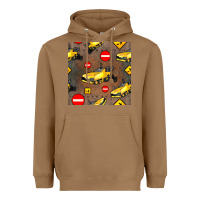 Toasted Coconut asphalt paver seamless pattern Heavyweight Hoodie - BundleAndBundleShop