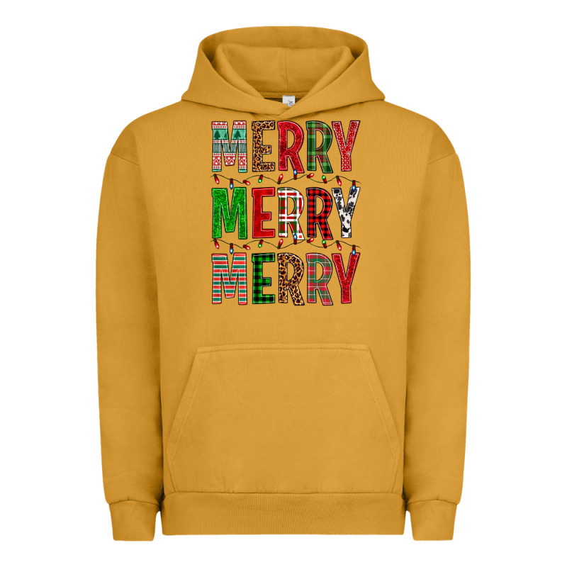 Merry Merry Merry Christmas Urban Hoodie by BundleAndBundleShop | Teevron