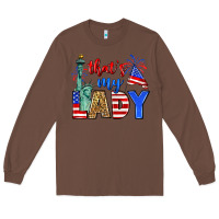 Chestnut that's my lady 4th of july Long Sleeve Tee - Zillion Design Studio