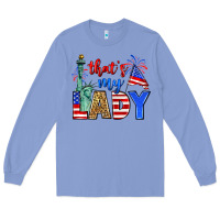 Colony Blue that's my lady 4th of july Long Sleeve Tee - Zillion Design Studio