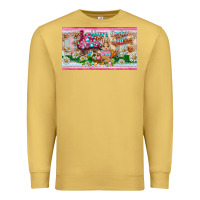 Antique Gold happy easter y'all rabbit sippy cup Premium Sweatshirt - BarkalooDesign