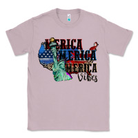 Lilac Merica Merica Merica vibes 4th of july Classic Tee - CowGirlArtShop