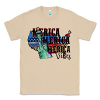 Mushroom Merica Merica Merica vibes 4th of july Classic Tee - CowGirlArtShop